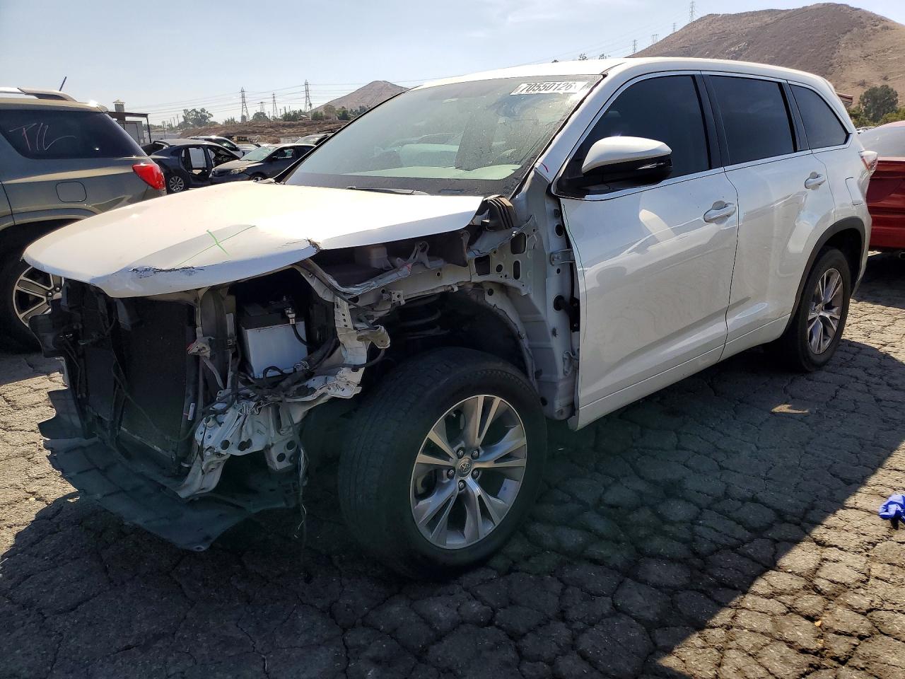 2014 TOYOTA HIGHLANDER | 5TDZKRFH4ES020596 | UPCARS