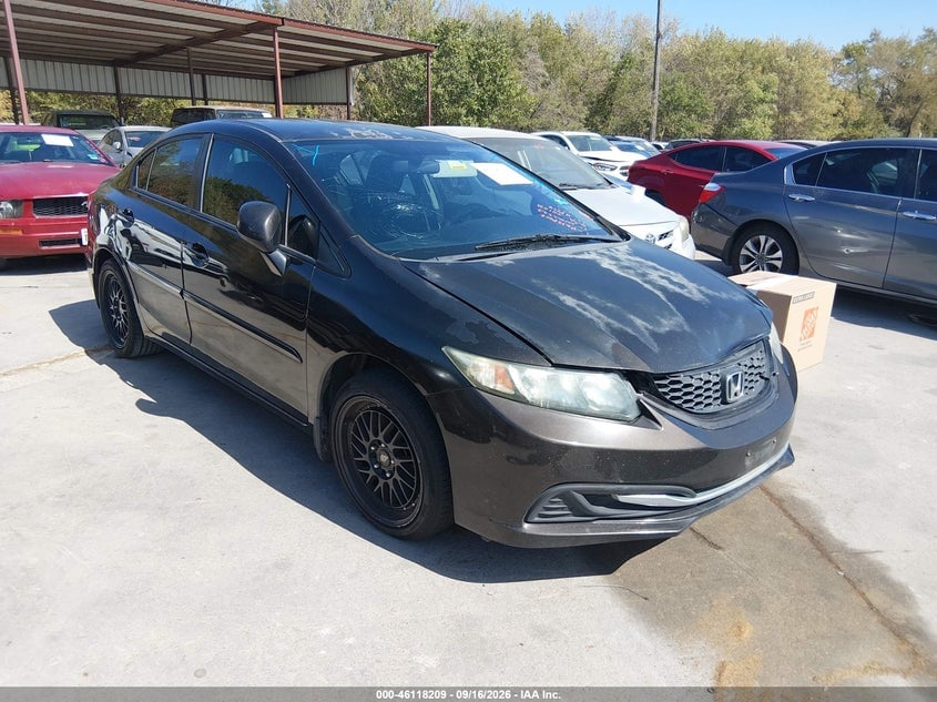 2013 HONDA CIVIC LX | 2HGFB2F5XDH583165 | UPCARS