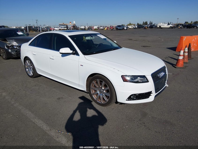 2012 AUDI A4 2.0T PREMIUM | WAUFFAFL8CN007198 | UPCARS