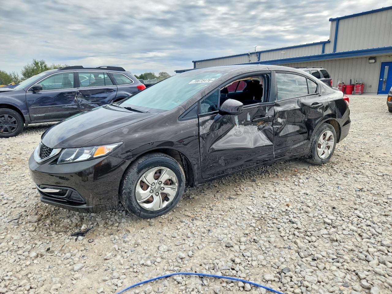 2013 HONDA CIVIC LX | 19XFB2F57DE058977 | UPCARS