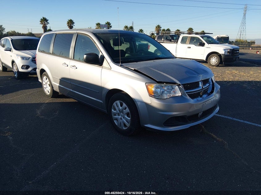2017 DODGE GRAND CARAVAN SE | 2C4RDGBGXHR789595 | UPCARS
