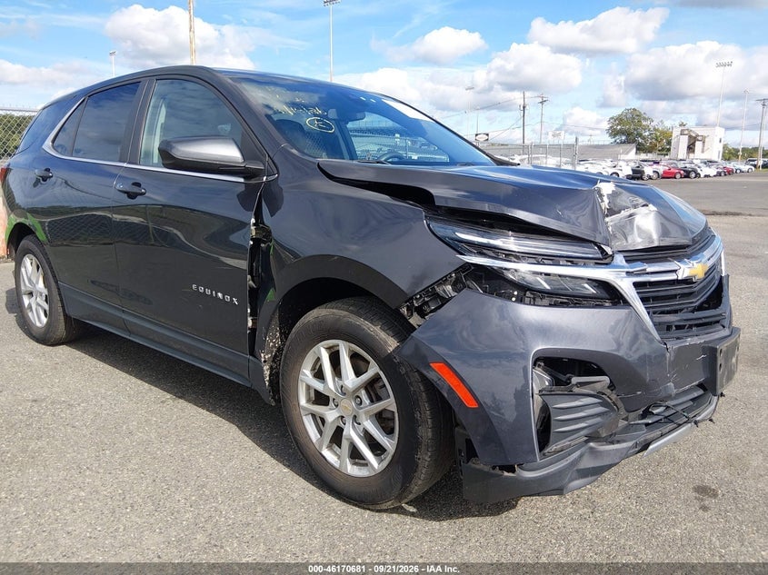 2022 CHEVROLET EQUINOX FWD LT | 3GNAXKEV5NS186772 | UPCARS