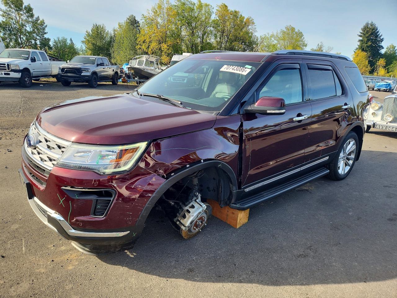 2018 FORD EXPLORER LIMITED | 1FM5K8FH0JGB66177 | UPCARS