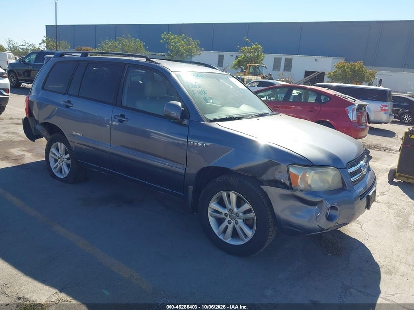 2007 TOYOTA HIGHLANDER HYBRID LIMITED V6 | JTEEW21A770044171 | UPCARS