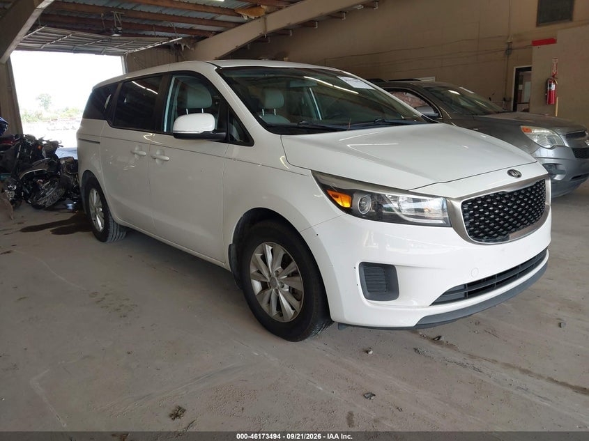 2016 KIA SEDONA L | KNDMA5C18G6207212 | UPCARS