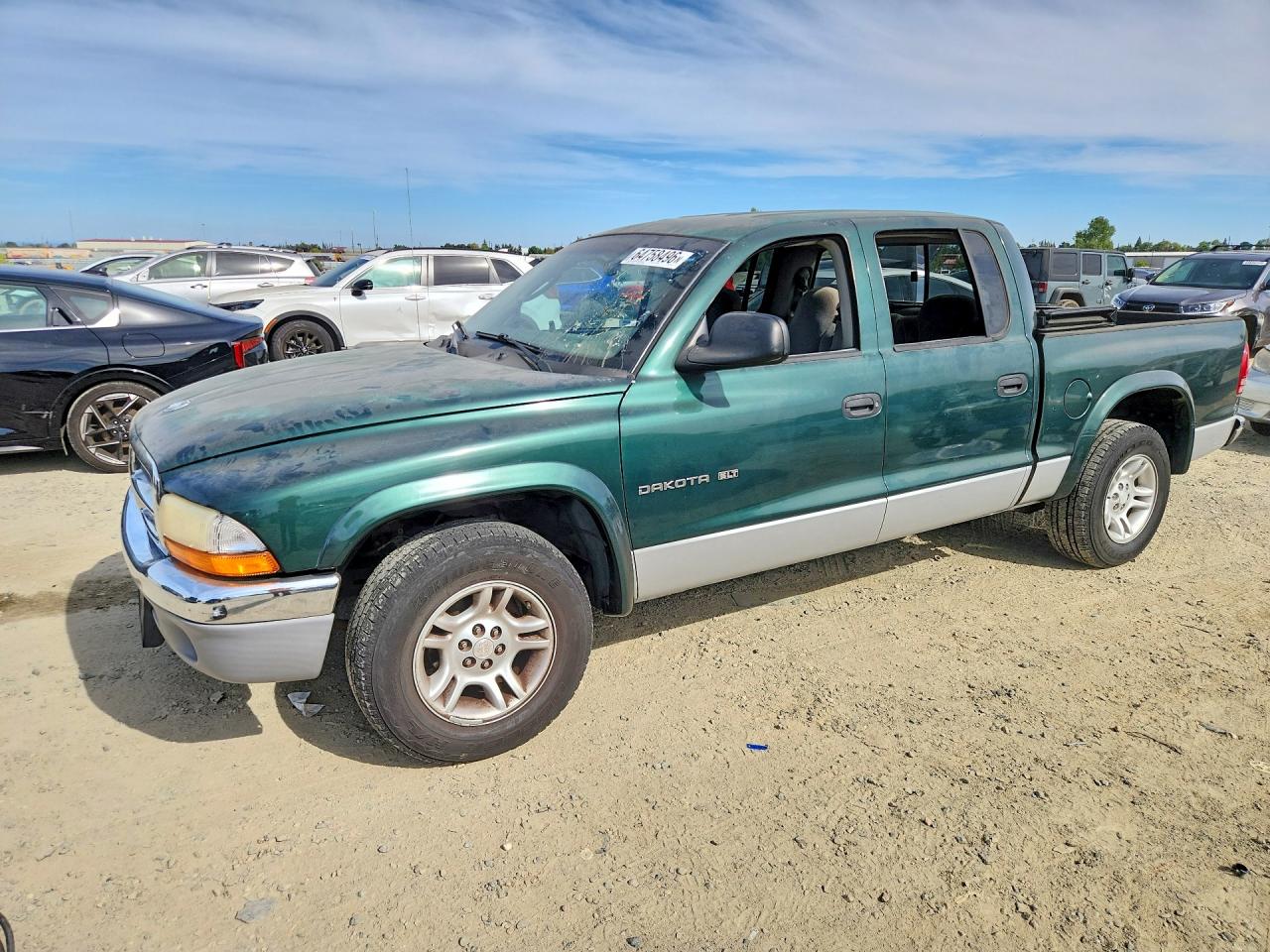 2001 DODGE DAKOTA QUAD | 1B7HL2AN31S267512 | UPCARS