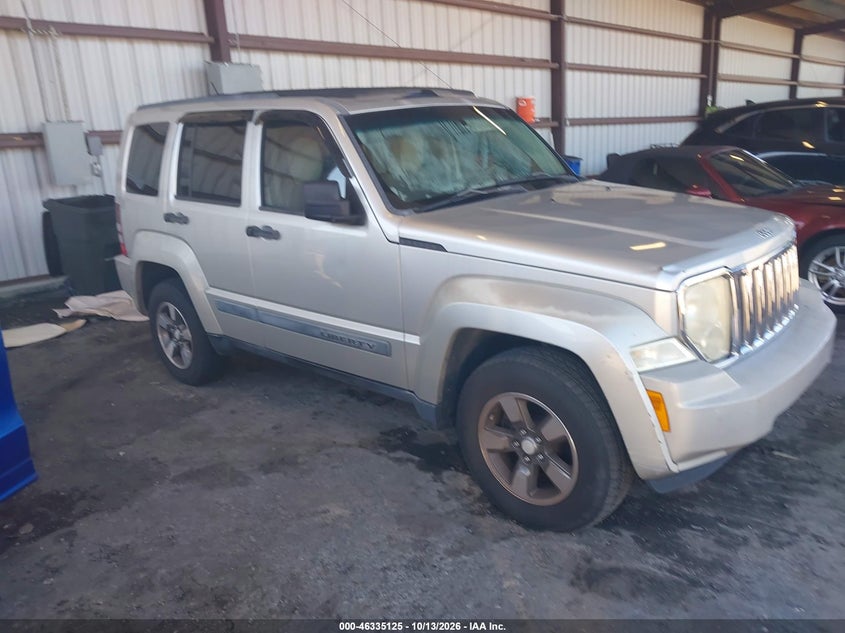 2008 JEEP LIBERTY SPORT | 1J8GN28K48W197998 | UPCARS