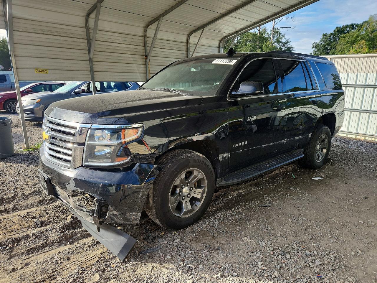 2018 CHEVROLET TAHOE K1500 LS | 1GNSKAEC4JR321507 | UPCARS