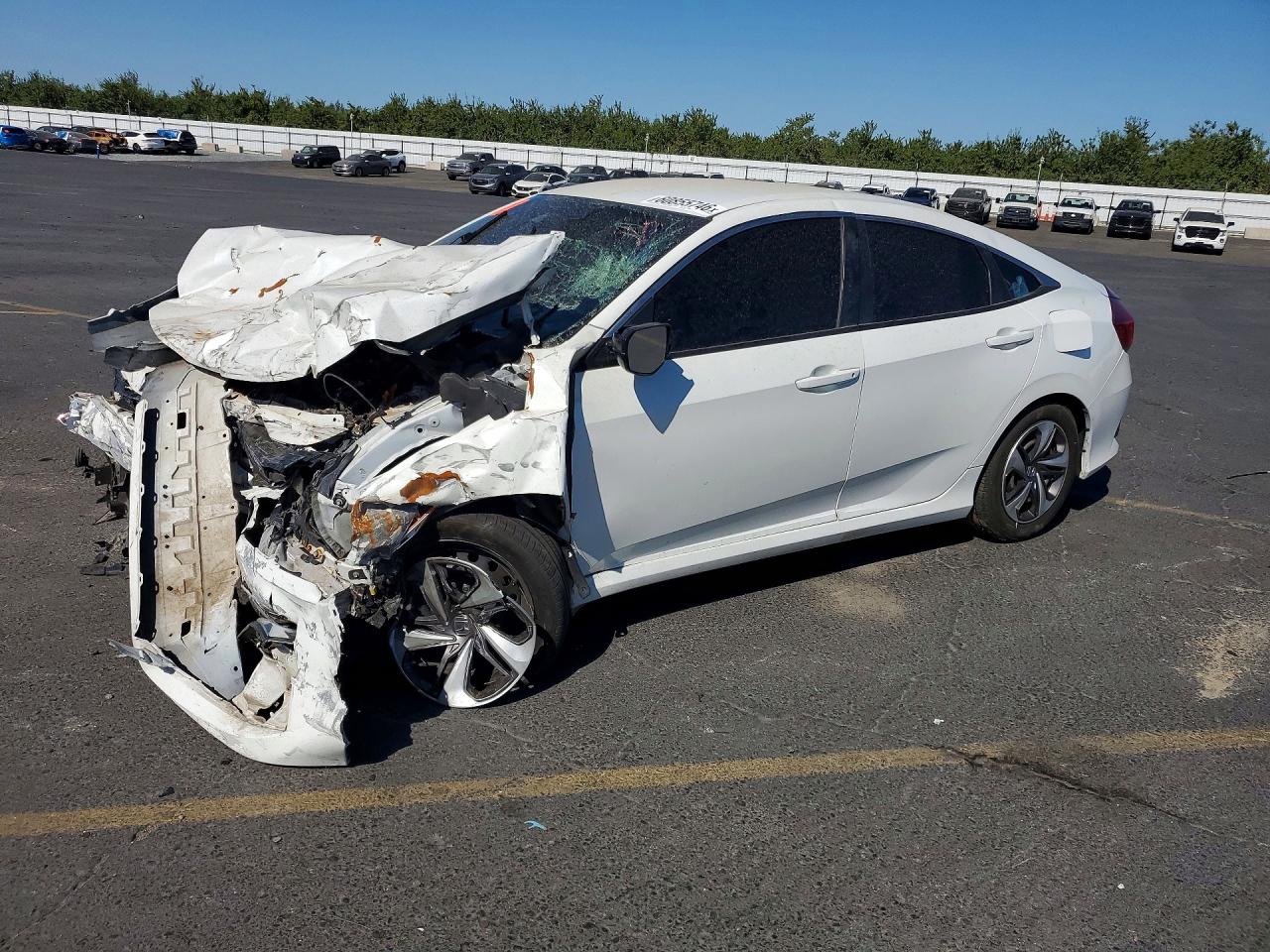 2019 HONDA CIVIC LX | 19XFC2F61KE209797 | UPCARS