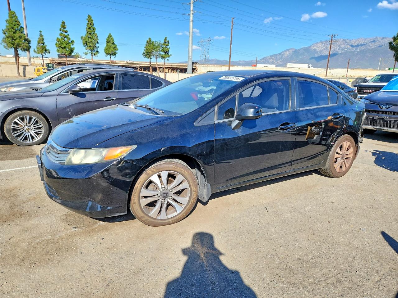 2012 HONDA CIVIC LX | 19XFB2F56CE353051 | UPCARS