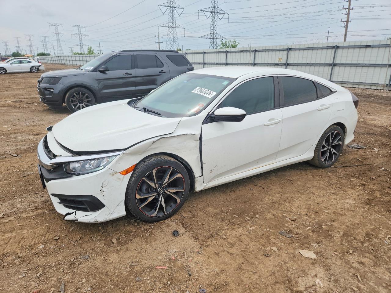 2017 HONDA CIVIC LX | 19XFC2F50HE062940 | UPCARS