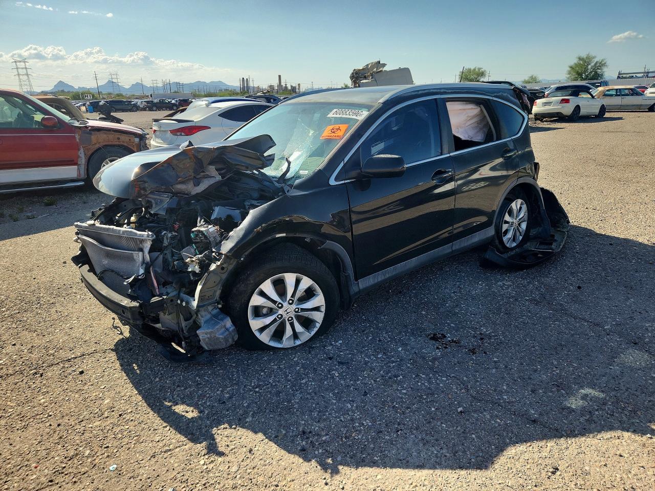 2013 HONDA CRV EXL | 5J6RM3H73DL037444 | UPCARS