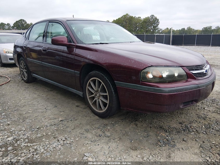 2004 CHEVROLET IMPALA | 2G1WF52EX49239638 | UPCARS