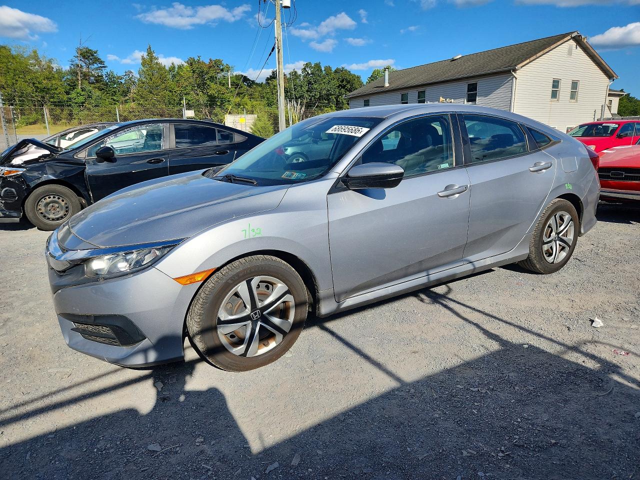 2018 HONDA CIVIC LX | 2HGFC2F51JH597223 | UPCARS