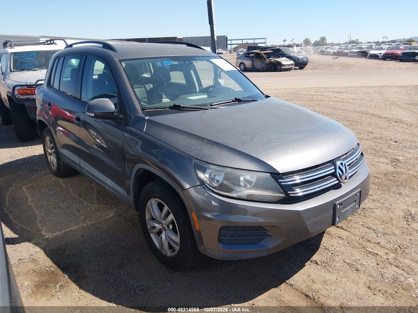 2016 VOLKSWAGEN TIGUAN S | WVGAV7AX2GW587511 | UPCARS