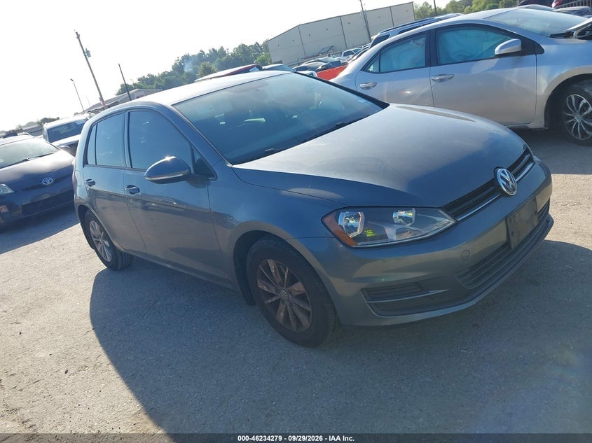 2016 VOLKSWAGEN GOLF TSI S 4-DOOR | 3VW217AUXGM042194 | UPCARS