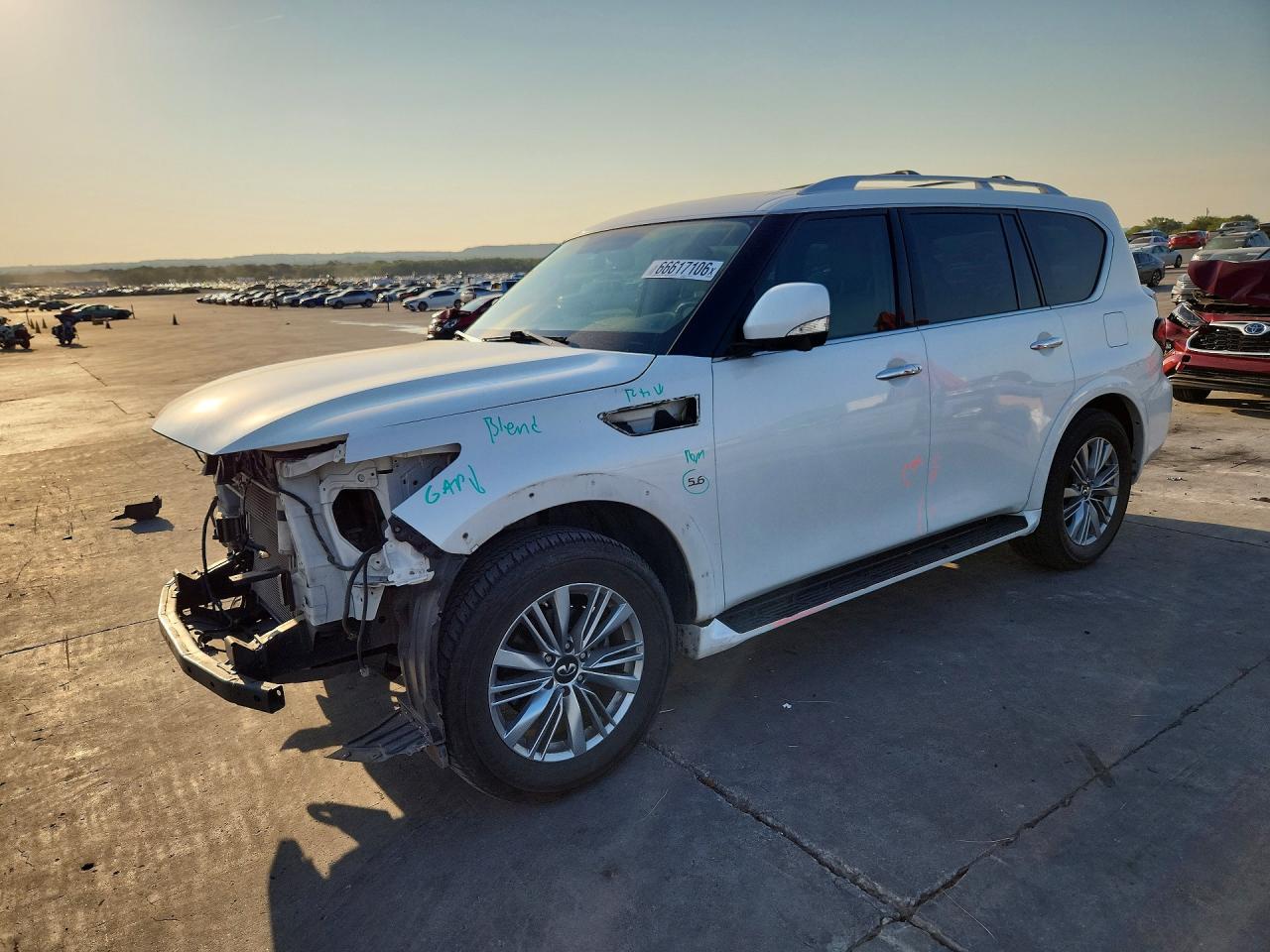 2018 INFINITI QX80 BASE | JN8AZ2NF6J9665117 | UPCARS