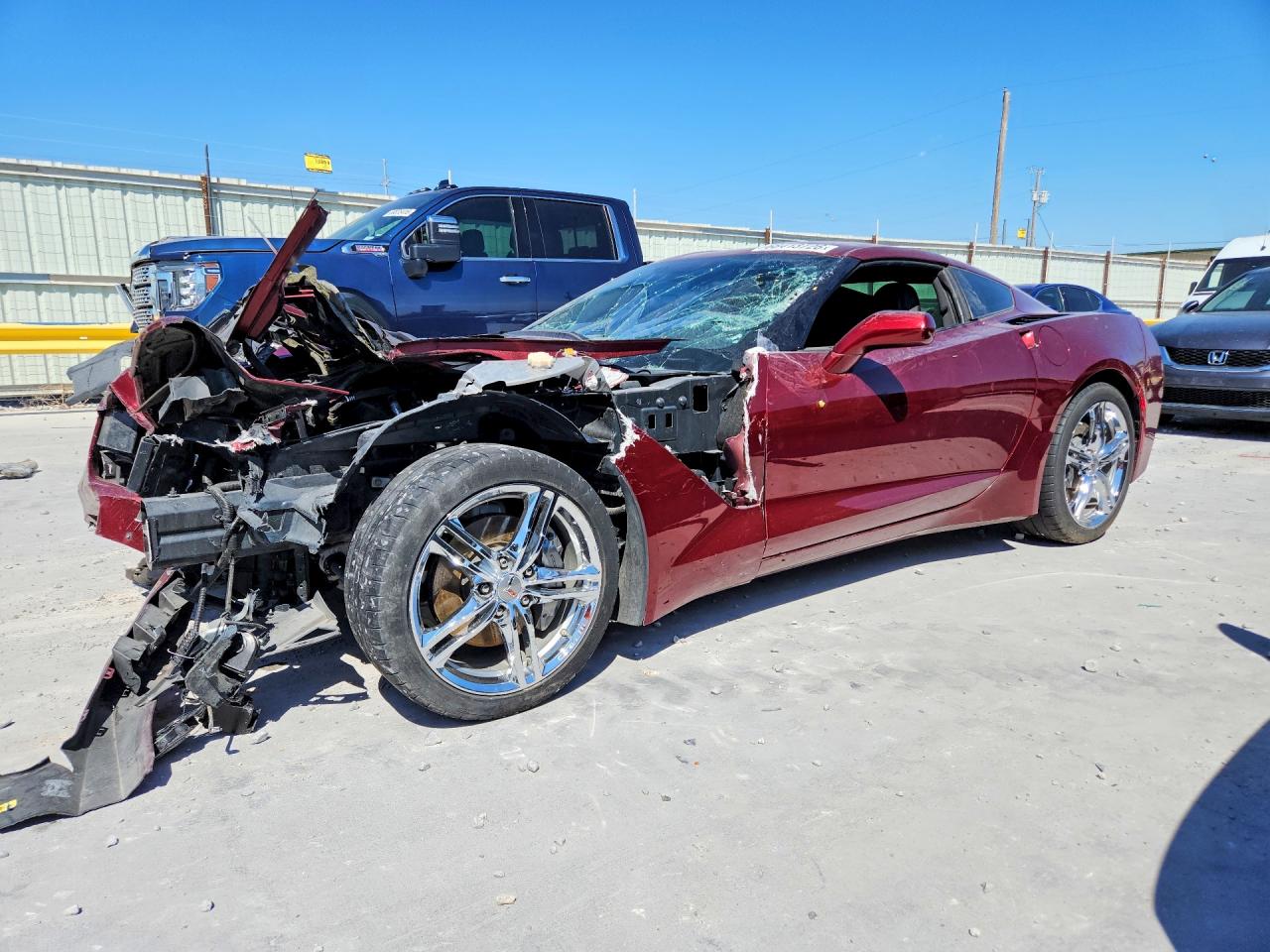 2017 CHEVROLET CORVETTE STINGRAY 1LT | 1G1YB2D75H5110405 | UPCARS