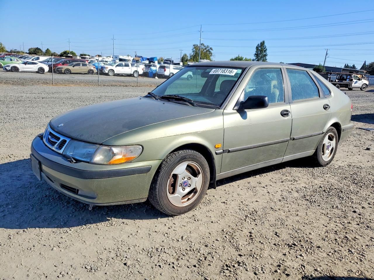 1999 SAAB 9 3 S | YS3DD55N7X2006263 | UPCARS
