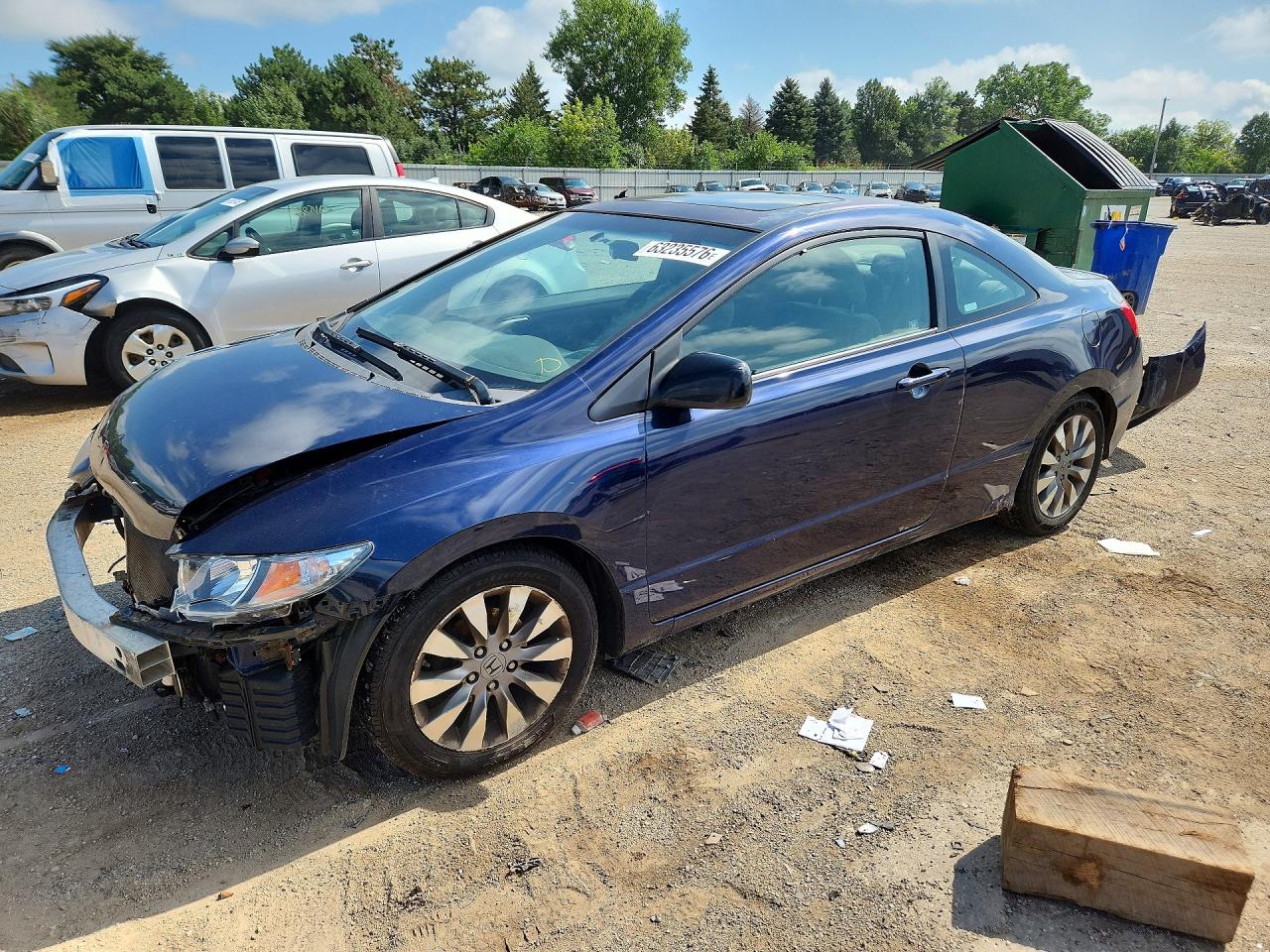 2009 HONDA CIVIC EX | 2HGFG12889H535196 | UPCARS