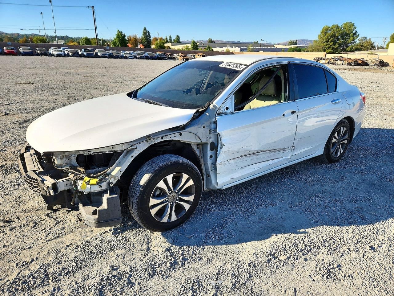 2014 HONDA ACCORD LX | 1HGCR2F31EA214580 | UPCARS