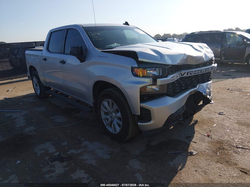2021 CHEVROLET SILVERADO 1500 2WD  SHORT BED CUSTOM | 3GCPWBEKXMG408560 | UPCARS