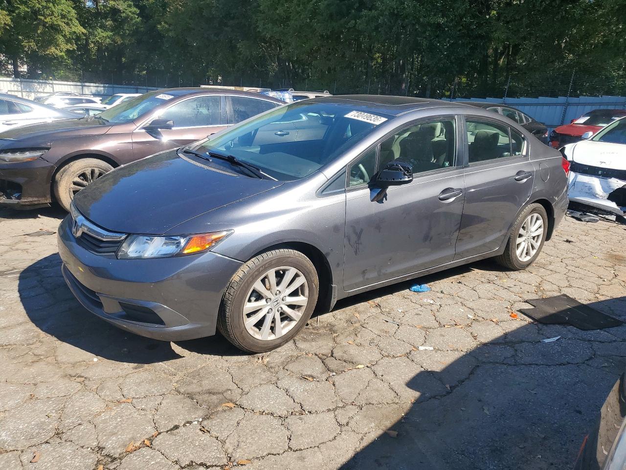 2012 HONDA CIVIC EX | 19XFB2F85CE029051 | UPCARS
