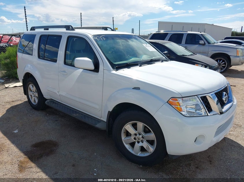 2012 NISSAN PATHFINDER SV | 5N1AR1NNXCC604836 | UPCARS