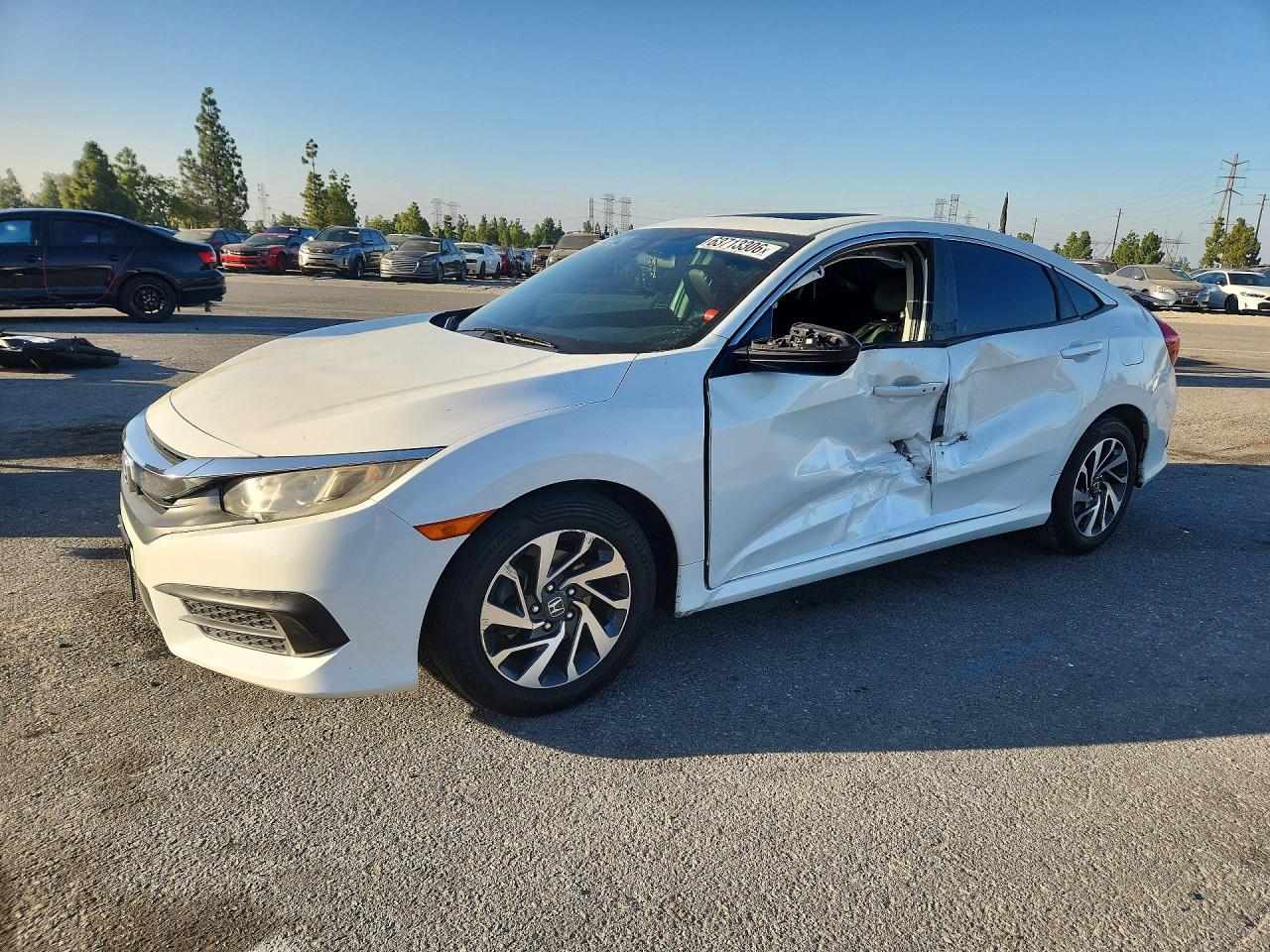 2017 HONDA CIVIC EX | 2HGFC2F76HH527499 | UPCARS