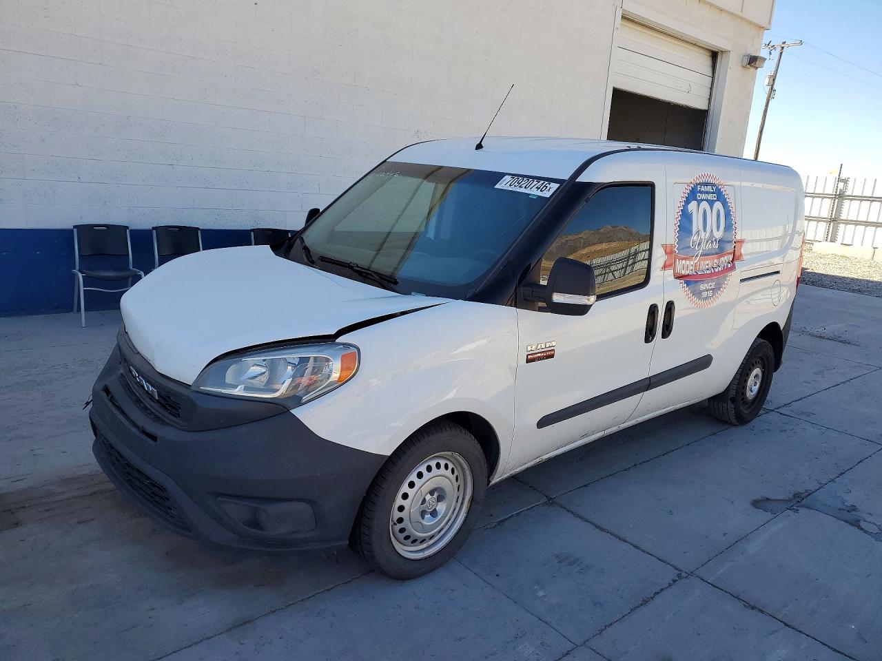 2021 RAM PROMASTER ST | ZFBHRFAB8M6V29360 | UPCARS