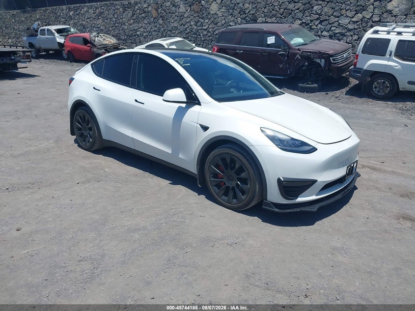 2021 TESLA MODEL Y LONG RANGE DUAL MOTOR ALL-WHEEL DRIVE | 5YJYGAEE8MF194275 | UPCARS