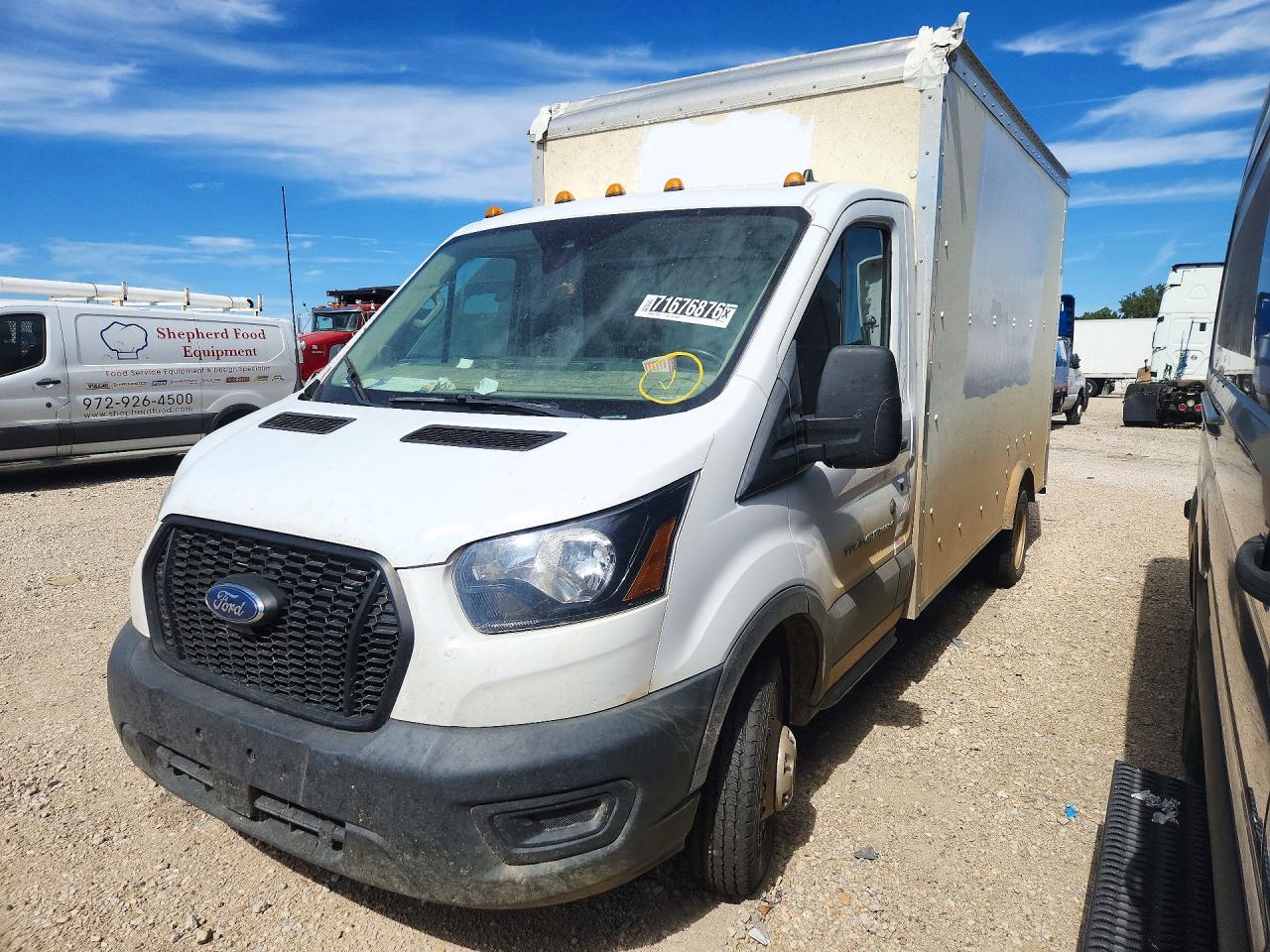 2022 FORD TRANSIT BOX TRUCK | 1FDBF6P83NKA77684 | UPCARS
