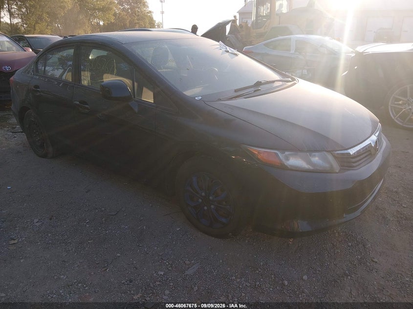 2012 HONDA CIVIC LX | 19XFB2F55CE105406 | UPCARS