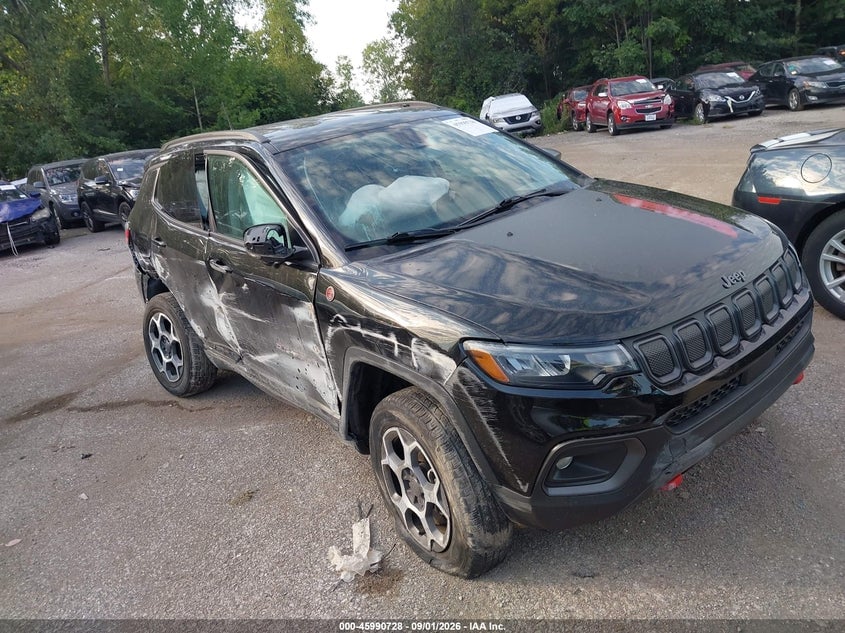 2022 JEEP COMPASS TRAILHAWK 4X4 | 3C4NJDDB3NT111271 | UPCARS