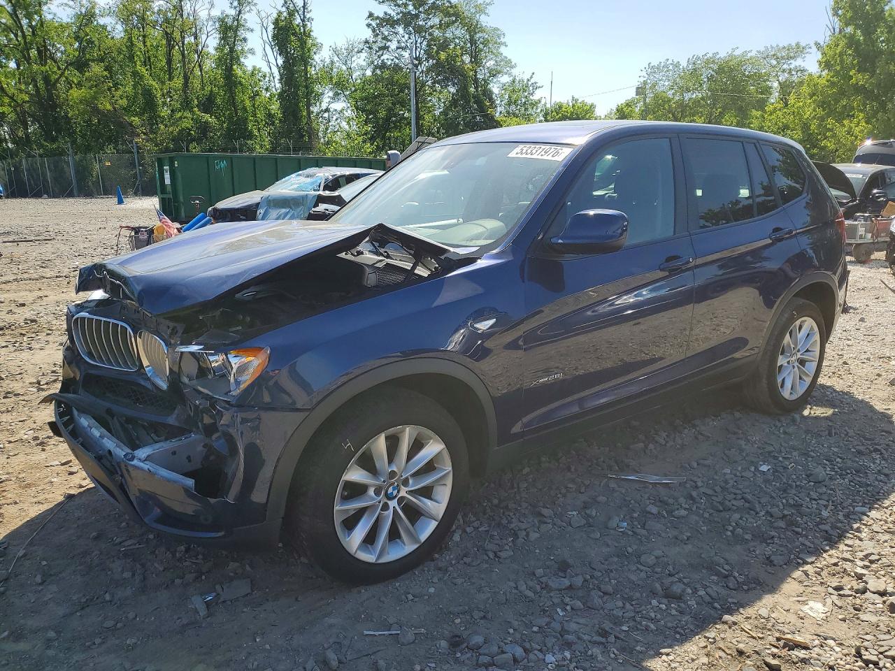 2014 BMW X3 XDRIVE28I | 5UXWX9C56E0D26654 | UPCARS