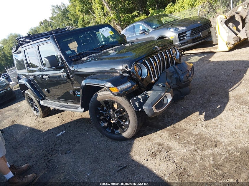 2021 JEEP WRANGLER 4XE UNLIMITED SAHARA 4X4 | 1C4JJXP68MW765920 | UPCARS