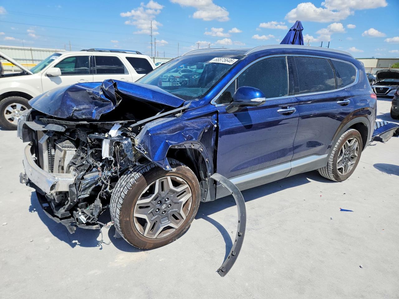 2021 HYUNDAI SANTA FE LIMITED | 5NMS44AL9MH338872 | UPCARS