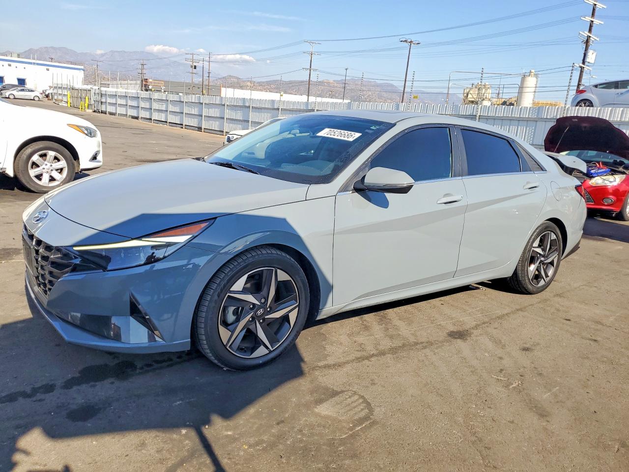 2021 HYUNDAI ELANTRA LIMITED | KMHLN4AJ7MU011617 | UPCARS