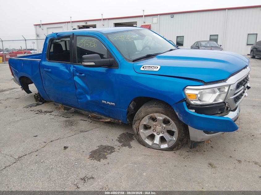 2022 RAM 1500 BIG HORN  4X4 5'7 BOX | 1C6RRFFG4NN441054 | UPCARS