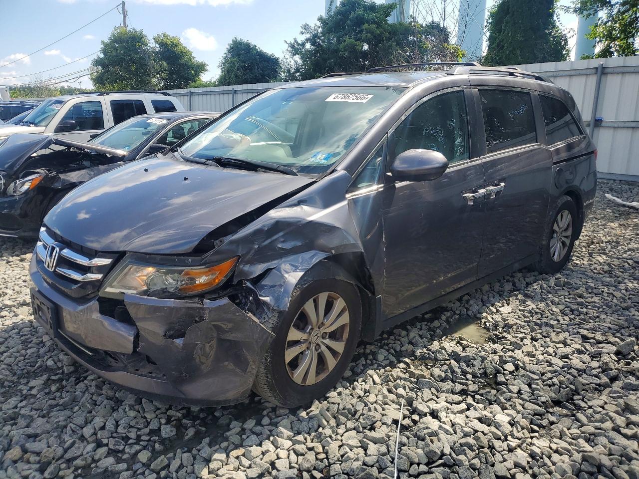 2016 HONDA ODYSSEY EXL | 5FNRL5H6XGB063140 | UPCARS