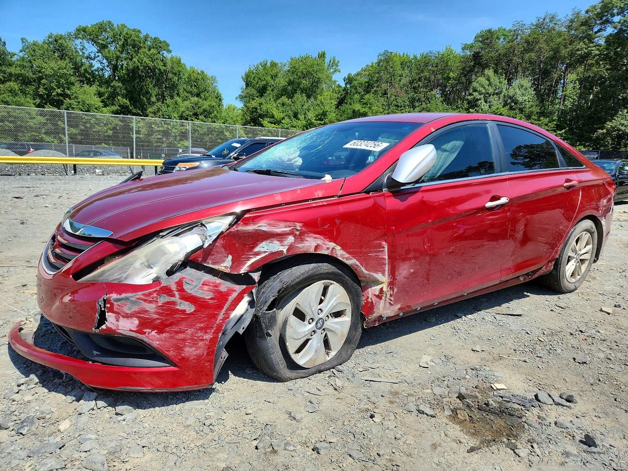 2014 HYUNDAI SONATA GLS | 5NPEB4AC2EH828674 | UPCARS