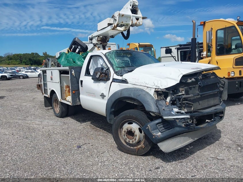 2011 FORD SUPER DUTY F-450 WITH BUCKET LIFT XL | 1FDUF4GT8BEA75053 | UPCARS