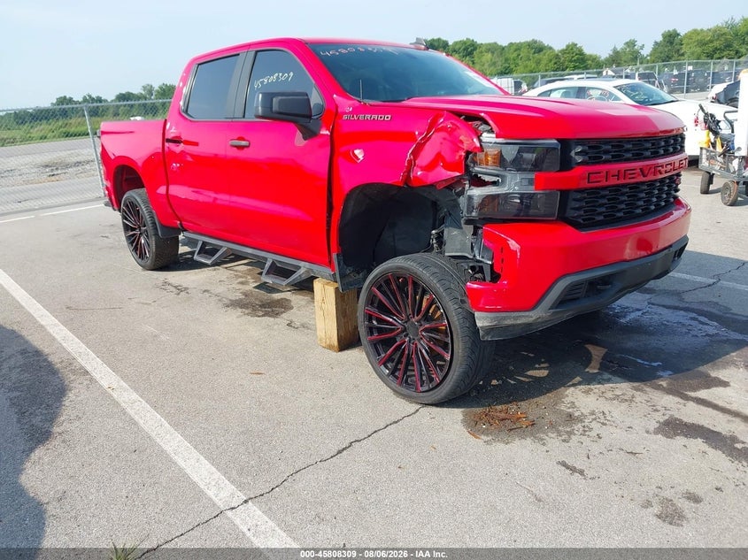 2020 CHEVROLET SILVERADO 1500 4WD  SHORT BED CUSTOM | 3GCPYBEK2LG379449 | UPCARS