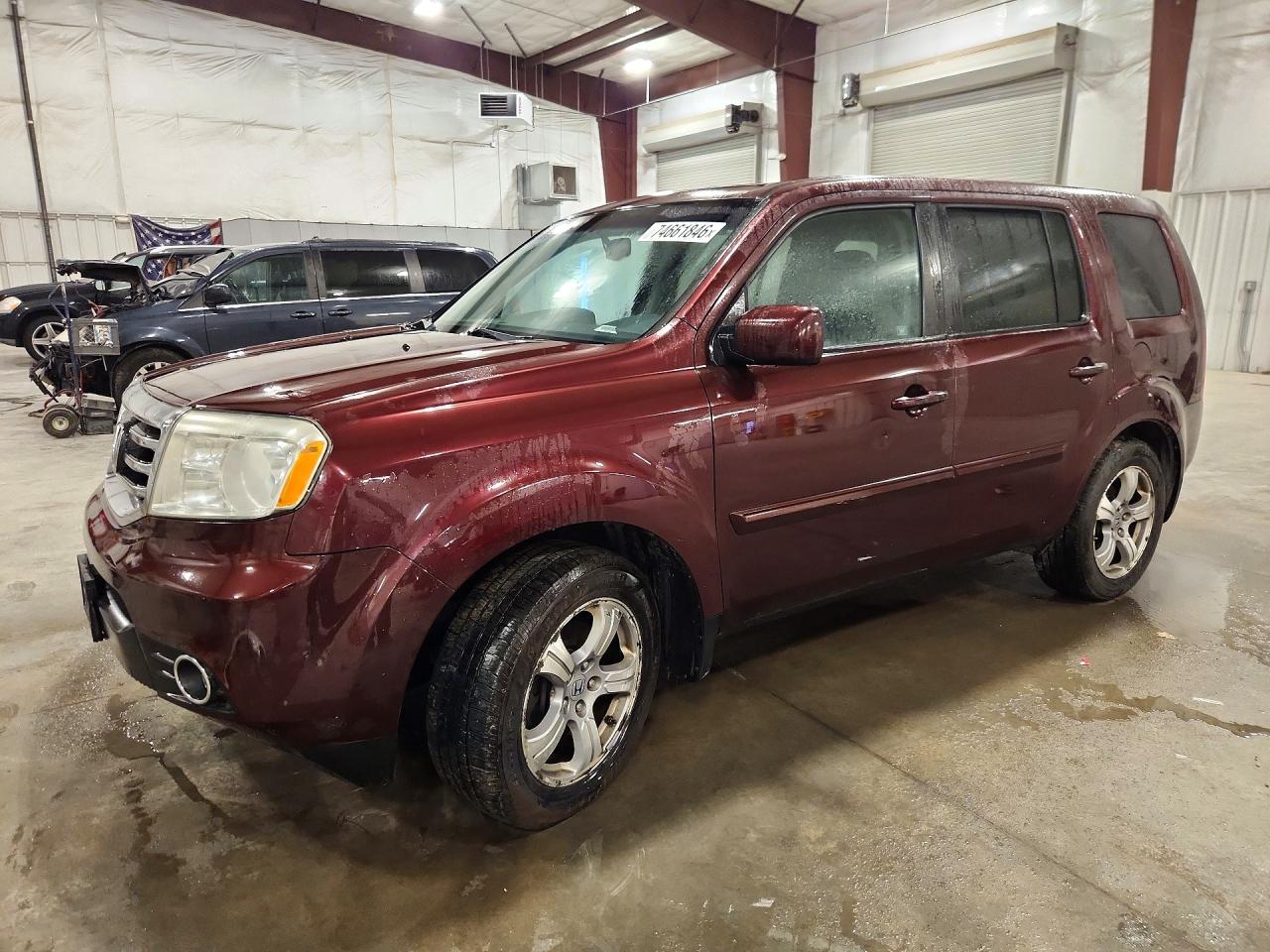 2013 HONDA PILOT EXL | 5FNYF4H5XDB078222 | UPCARS