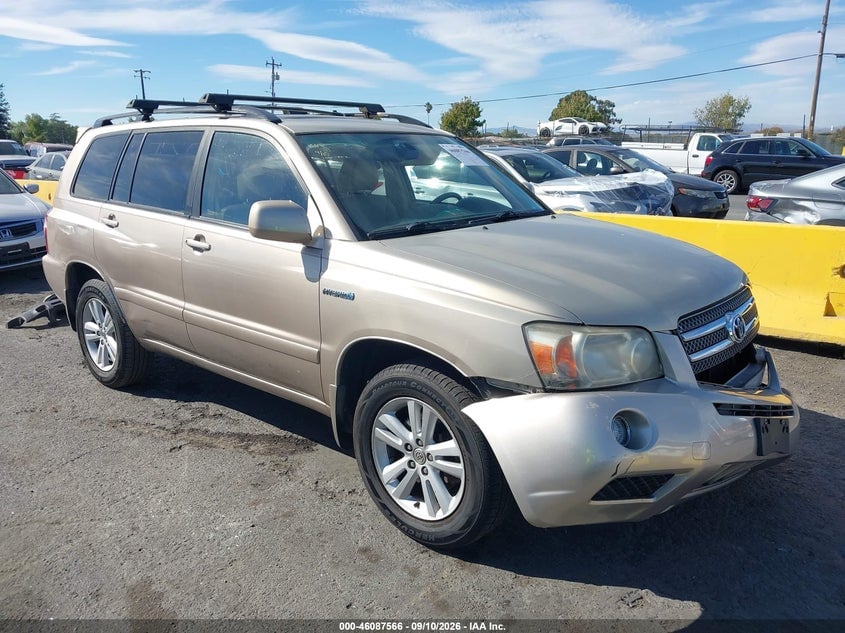 2007 TOYOTA HIGHLANDER HYBRID LIMITED V6 | JTEEW21A770049418 | UPCARS