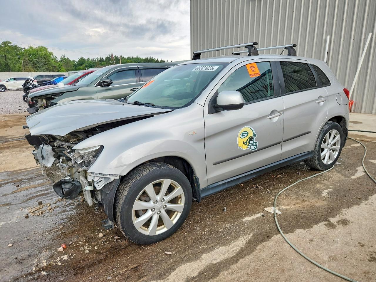 2014 MITSUBISHI OUTLANDER ES | 4A4AR3AU1EE008110 | UPCARS