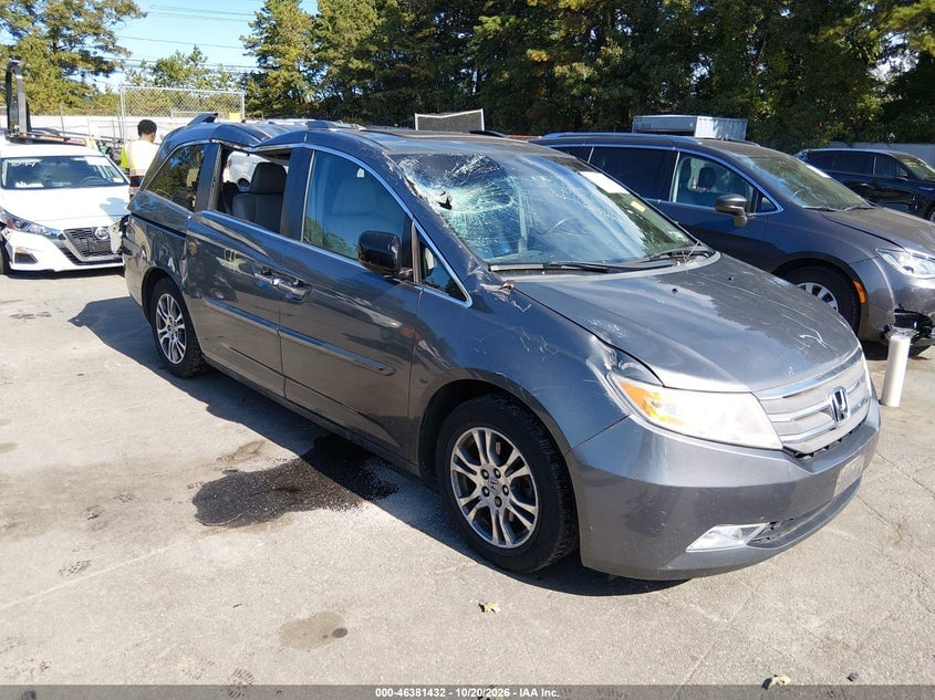 2013 HONDA ODYSSEY EX-L | 5FNRL5H67DB057596 | UPCARS
