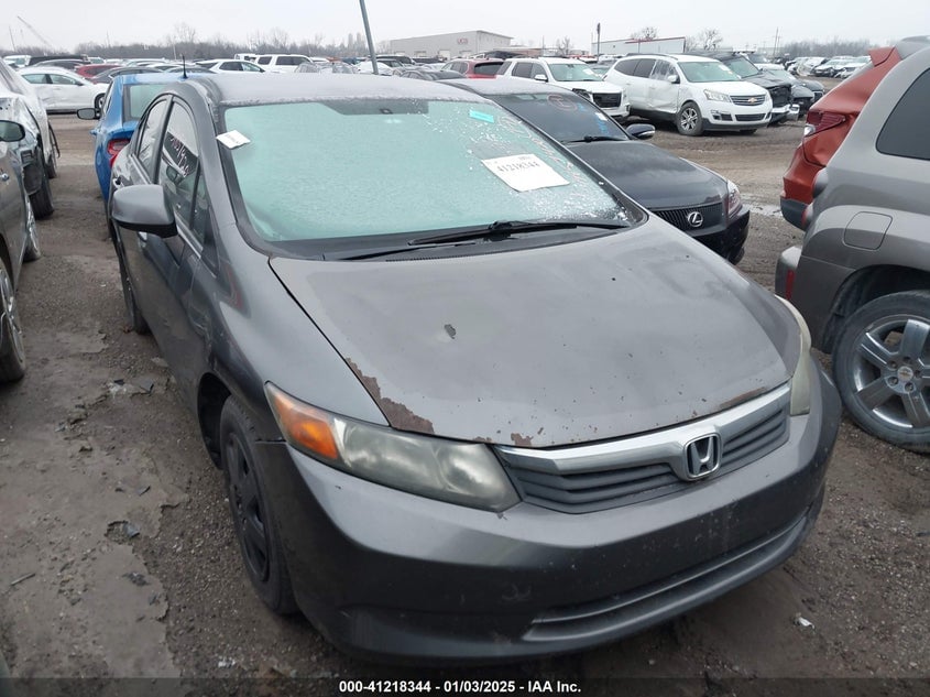 2012 HONDA CIVIC LX | 2HGFB2F59CH330840 | UPCARS