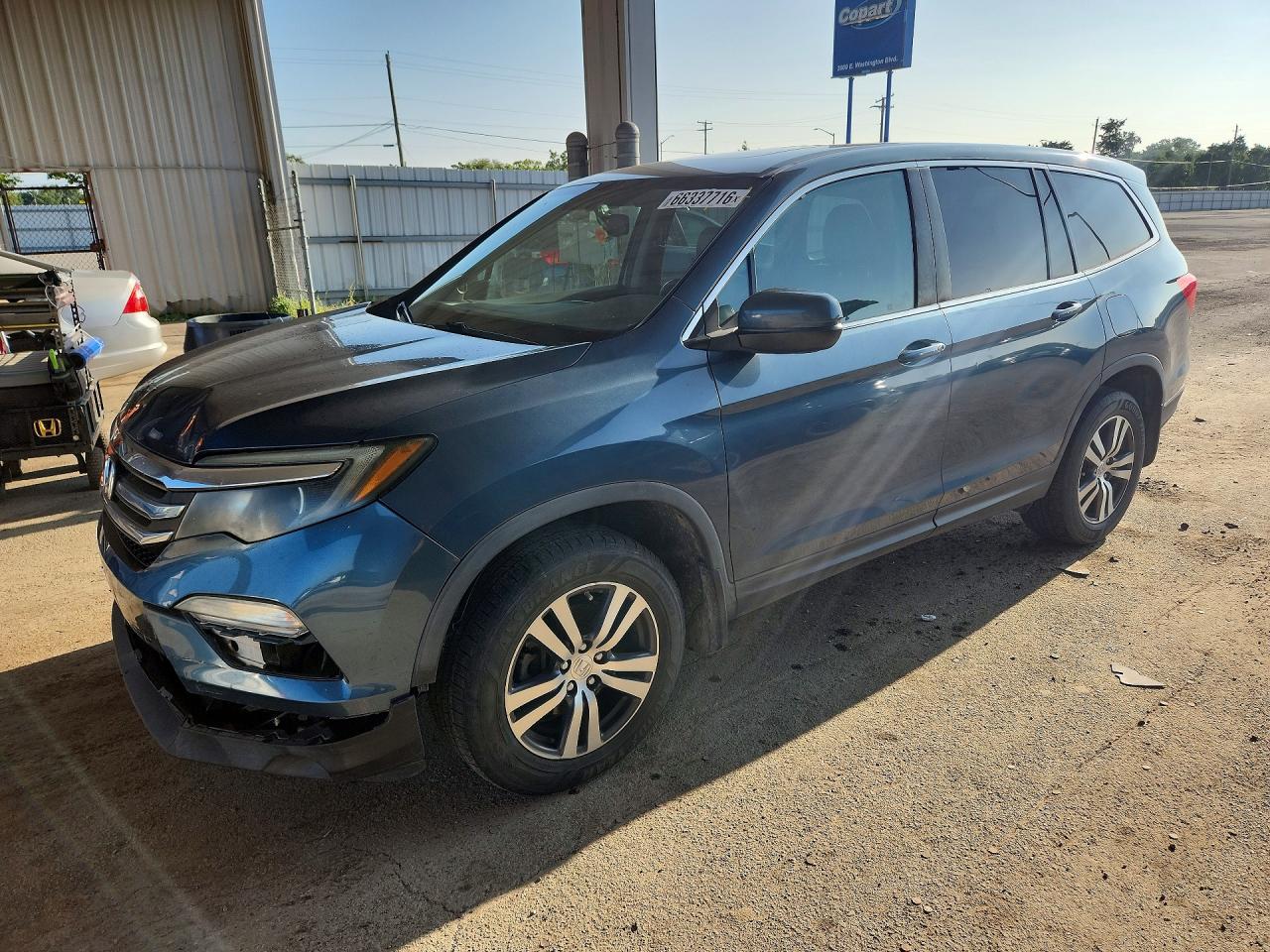 2017 HONDA PILOT EXL | 5FNYF6H52HB050626 | UPCARS