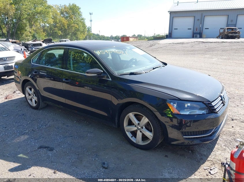 2013 VOLKSWAGEN PASSAT 2.5L SE | 1VWBH7A33DC062285 | UPCARS
